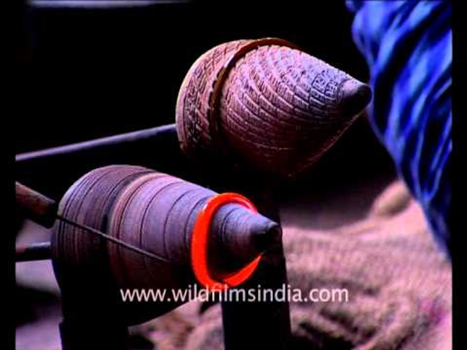 Bangle making the good old Indian way!