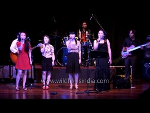 Ao Naga Choir sing Landslide (Stevie Nicks) at Rashtrapati Bhavan