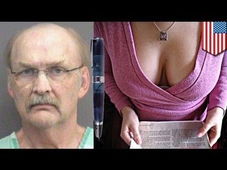 Pervert professor secretly filmed up skirts and down cleavage of students