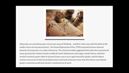 Dmitry Bosky looks at the origins of macroeconomics