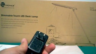 Great LED Desk Lamp with Multiple Brightness Settings and Easy Storage