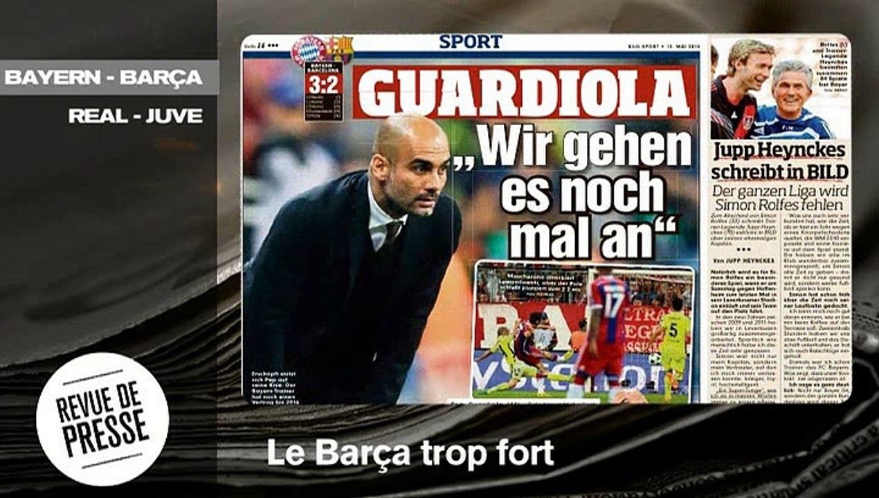 Le Barça trop fort pour le Bayern, le Real et la Juve entre le paradis et l'enfer