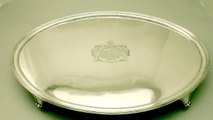 Sterling Silver Oval Shaped Salver - Antique George III - AC Silver (A2391)