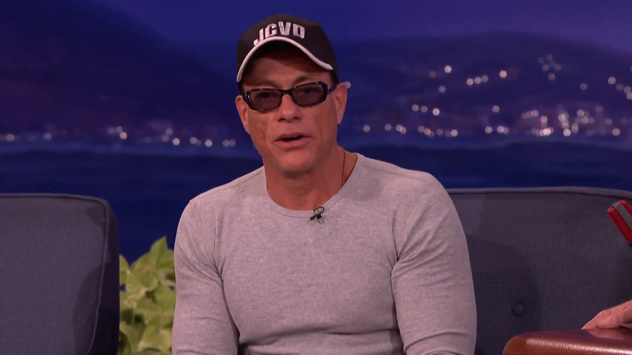 Jean-Claude Van Damme 'Kickboxer' dance in Conan O'Brien tv Show