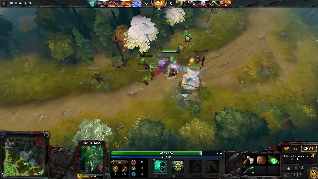 DOTA 2: Русское озвучание Wraith King (Духовный Царь) (Демо 0.0012)