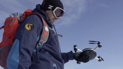 New Drone Lily Camera : follows you down the trail after you toss it up in the air