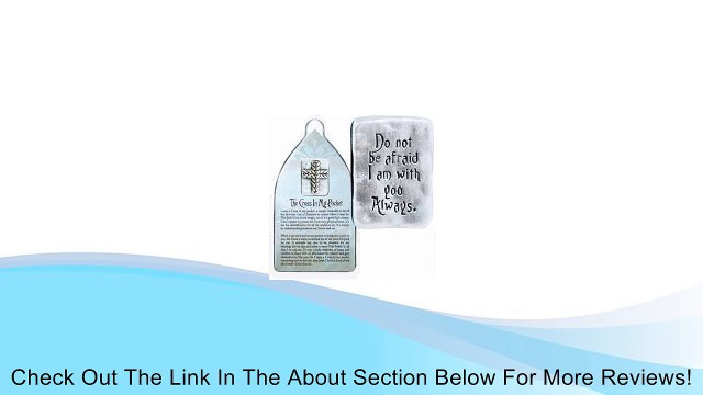 1 1/4 Pewter CROSS in my POCKET Token with VERSE Do Not Be Afraid, I Am With You Always INSPIRATIONAL Christian Reminder/GIFT Keepsake/MOMENTO Review