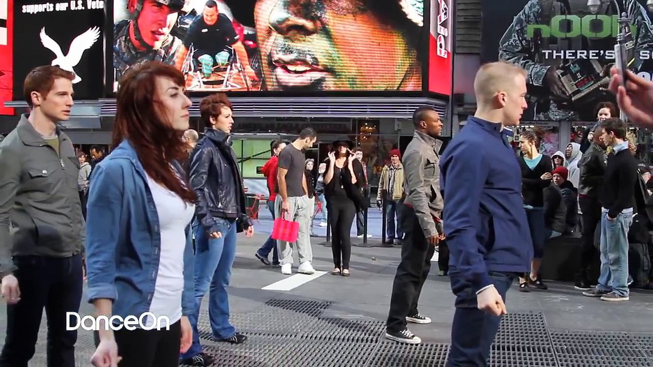 West Side Story Flash Mob - New York City Times Square November 2011 (HD)