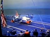 Largest and Heaviest XC-142 S/VTOL Short/Vertical Take Off and Landing on an Aircraft Carrier -1964