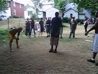 STREET BEEFS ANIMAL VS RAMPAGE BLACK. FIGHT RACEWAR..crip battles skinhead!