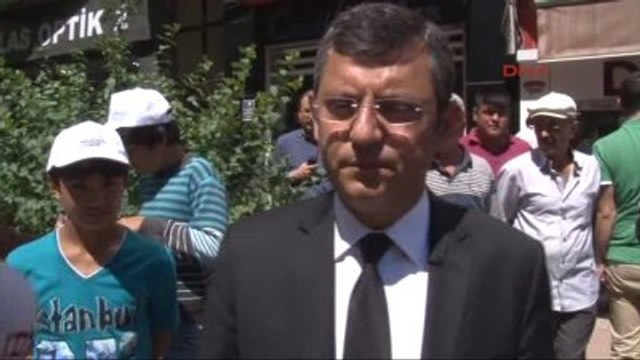 Manisa Soma Facianın Yıldönümünde Anma CHP Manisa Milletvekili Özgür Özel Açıklama Yaptı