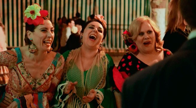 Las vecinas de Carmen se camelan a la cuadrilla de Iñaki en una noche loca - Allí abajo