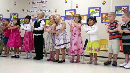 4 & 5 year Old Preschool Graduation 2012