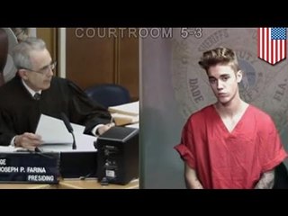 Justin Bieber arraigned! (UPDATE)
