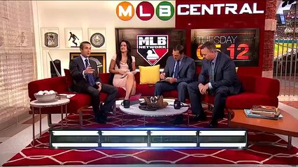 MLB Network Analyst Hit His Co-Host In The Head With A Line Drive No One is Safe from The Mayor in Studio 42