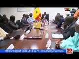 Remise Rapport CNRA 2014 au Président Macky SALL , Le Numérique au Menu