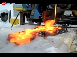 Lav ve Buzun Birleşme Anı