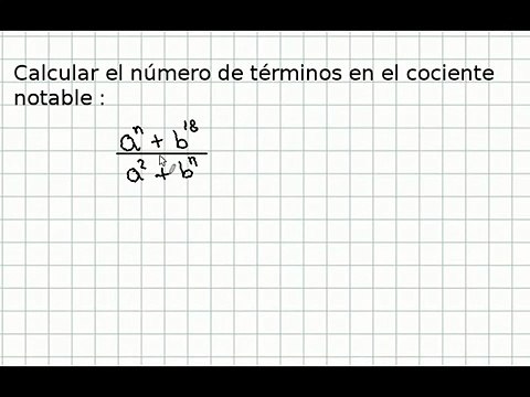 Cocientes Notables. Ejercicios 1, 2 y 3.
