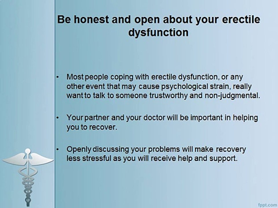 How To Cope With Erectile Dysfunction