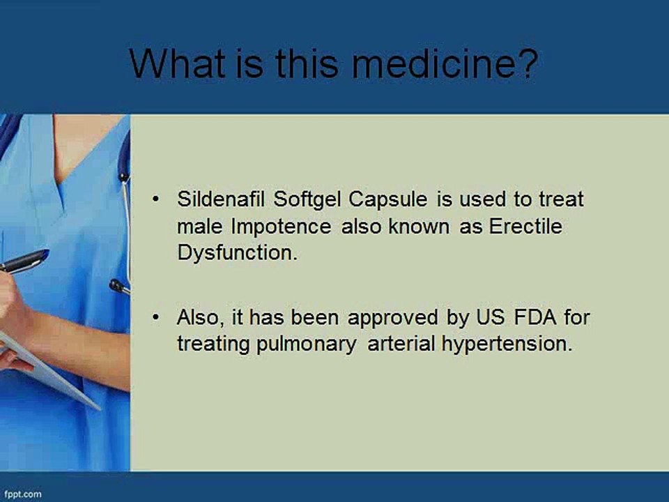 Sildenafil Softgel Capsule For ED Treatment