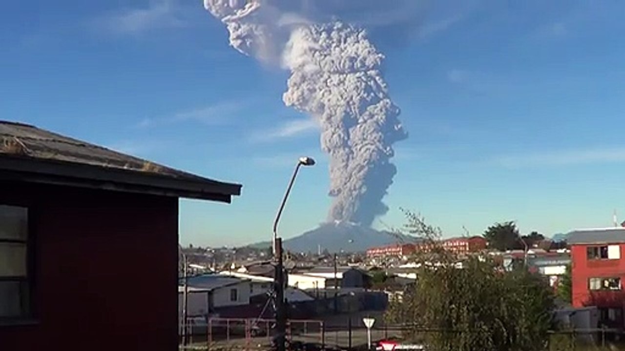 Calbuco Volcano Erupts in Chile First Time in 40 Years