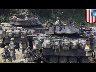 US sends more troops and tanks to South Korea