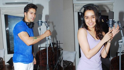 CAUGHT!! Varun Dhawan And Shraddha Kapoor Sing For ABCD 2