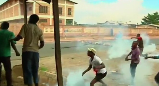 Burundi : gaz lacrymogènes et tirs de sommation contre des manifestants