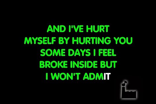 KARAOKE CHRISTINA AGUILERA - Hurt