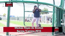 Pablo Sandoval Medias Rojas de Boston Spring Training 2015