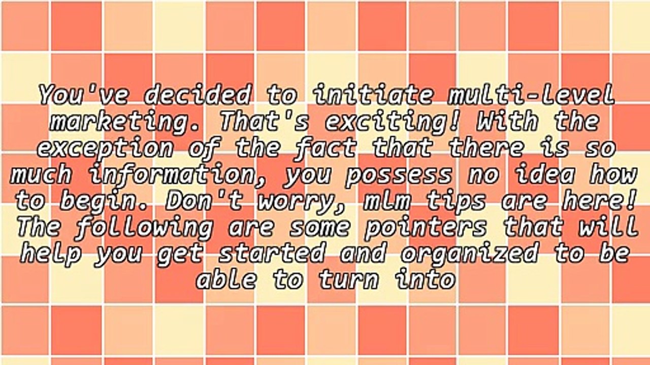 Need Multilevel Marketing Advice? Use These Tips!
