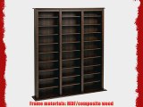 Metro Shop Prepac Everett Espresso Barrister Media Storage Cabinet-Everett Espresso large media