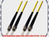 20M Singlemode Duplex Fiber Optic Cable (9/125) - ST to ST