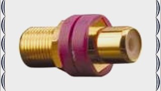 OEM Systems X-RG P RCA and F Connector Solderless Connectors (Purple color-coded insulators)