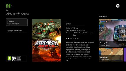 AirMech Arena Gratuit - Xbox One