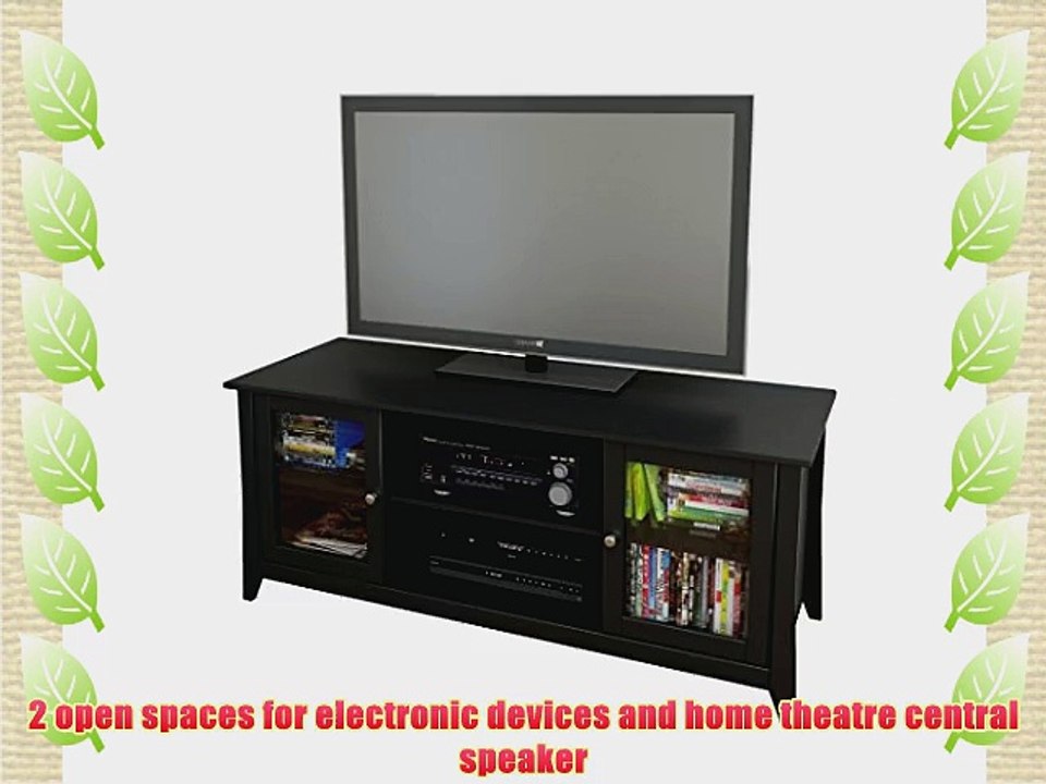 Nexera 203106 Tuxedo TV Stand 58-Inch Black