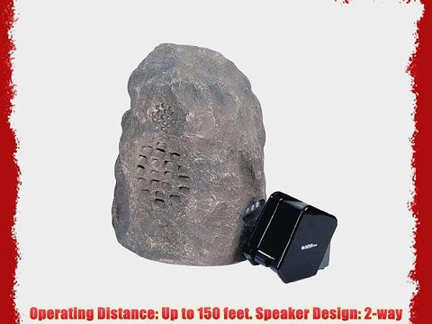 C2G / Cables to Go Audio Unlimited 900MHz Wireless Indoor/Outdoor Rock Speaker (Rechargeable)