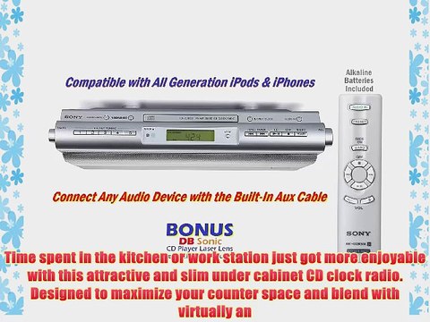 Sylvania Kitchen Under Cabinet Radio Cd Player Bluetooth For