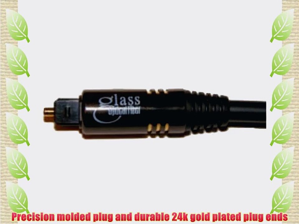 Toslink Glass Digital Audio - Highest Quality Cable-6 Feet