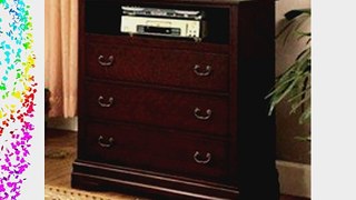 Furniture of America Delenis TV Console Cherry Finish