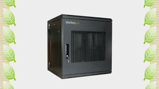 StarTech.com 12U 19-Inch Hinged Wall Mount Server Rack Cabinet with Steel Mesh Door RK1219WALHM