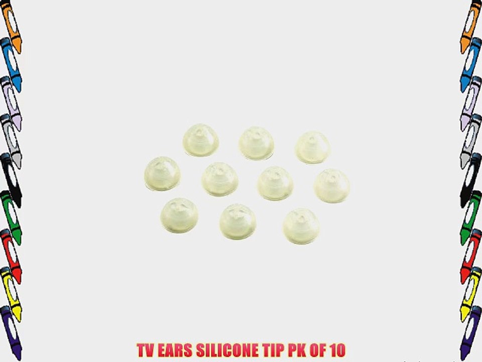 TV EARS SILICONE TIP PK OF 10