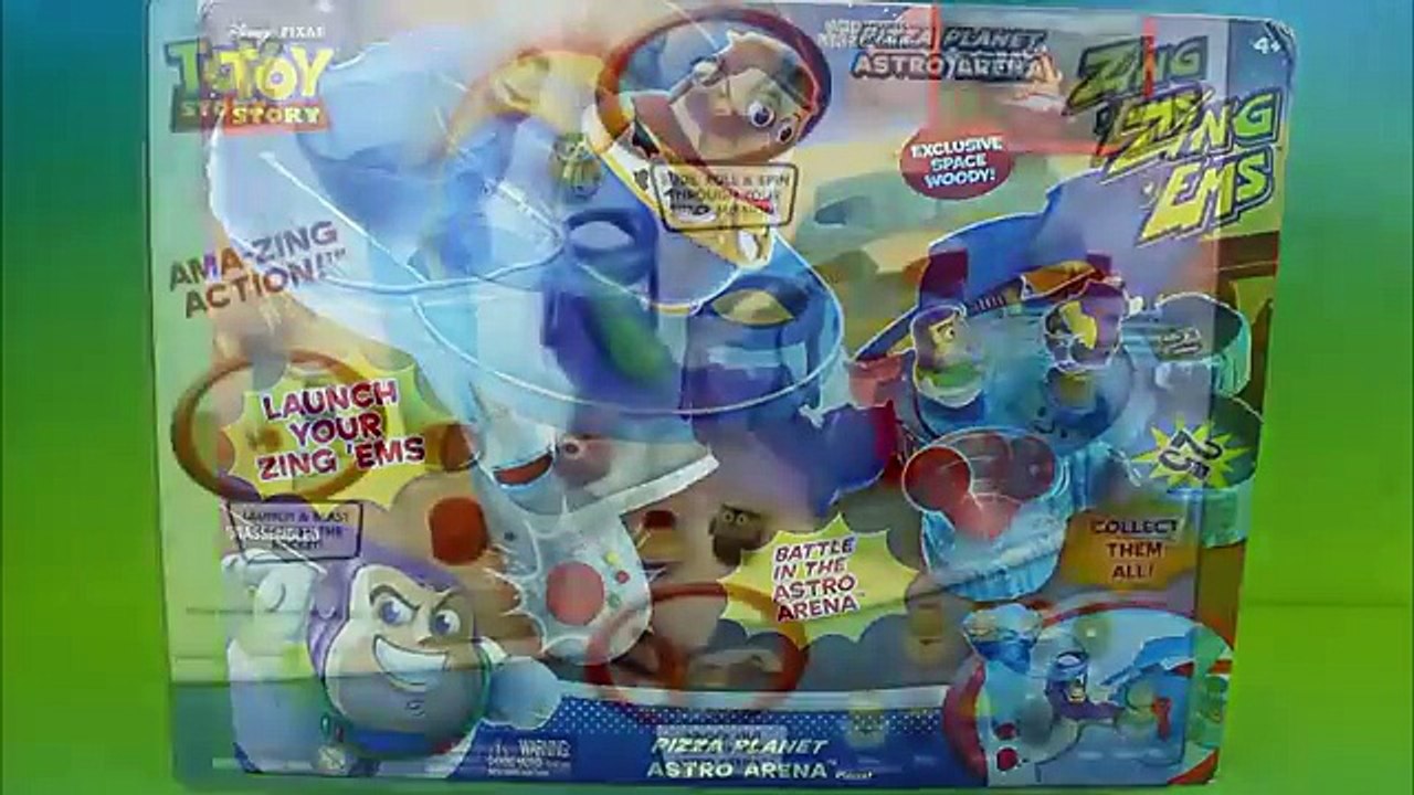 Disney Pixar Toy Story Pizza Planet Astro Arena Playset Sheriff Woody & Buzz Lightyear Battle