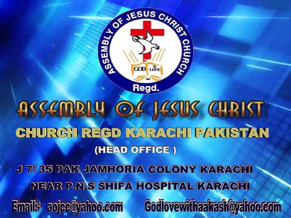 PASTORS WELCOME ON THANKS GIVING MEETING OF MEHRAN LAWN HELD ON 16-04-2015