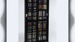 Leslie Dame MS-700ES Mission Multimedia DVD/CD Storage Cabinet with Sliding Glass Doors Espresso
