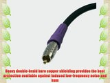 Blue Jeans Cable LC-1 Double-Shielded Low Capacitance Subwoofer Cable 20 foot Black