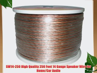 SW14-250 High Quality 250 Feet 14 Gauge Speaker Wire for Home/Car Audio
