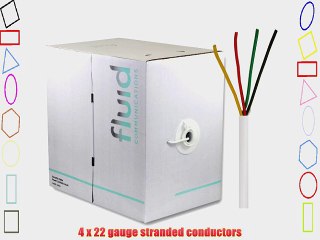 Security Burglar Alarm Cable 22/4 Stranded CL2 1000ft