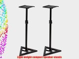 Best Choice Products? Studio Monitor Speaker Stand Height Adjustable Pair Concert Band Dj Studio