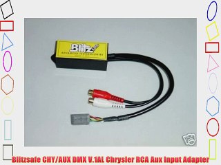 Blitzsafe CHY/AUX DMX V.1AL Chrysler RCA Aux Input Adapter